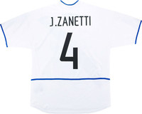 Koszulka piłkarska INTER MEDIOLAN Retro Away 2002/03 NIKE #4 J.Zanetti