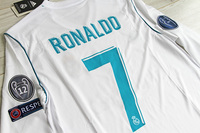 Koszulka piłkarska REAL MADRYT Home Retro 17/18 FINAL KYIV 2018 Adidas #7 Ronaldo