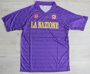 Koszulka piłkarska AC FIORENTINA Retro Home 1989/90 #10 Baggio