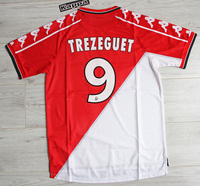 Koszulka piłkarska AS MONACO Retro Home 1999/2000 Kappa #9 Trezeguet