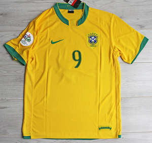 Koszulka piłkarska BRAZYLIA Retro World Cup 2006 Nike #9 RONALDO