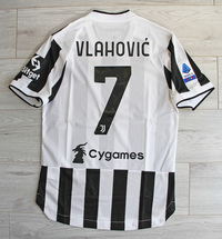 Koszulka piłkarska JUVENTUS TURYN Adidas Authentic Home 21/22 #7 Vlahović