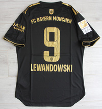 Koszulka piłkarska BAYERN MONACHIUM away 21/22 Authentic ADIDAS, #9 Lewandowski