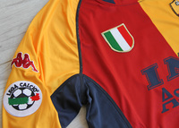 Koszulka piłkarska AS ROMA Retro Home 2001/02 KAPPA #2 Cafu