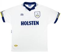 Koszulka piłkarska TOTTENHAM Hotspur Retro Home 94/95 Umbro #18 Klinsmann