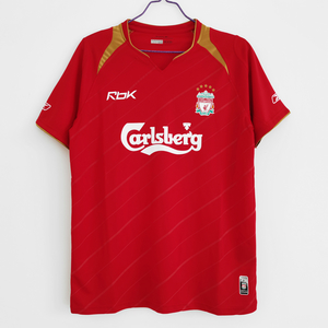 Koszulka piłkarska Liverpool FC Retro Home 2005/06 #8 Gerrard Reebok
