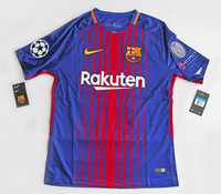 Koszulka piłkarska FC Barcelona Retro Home 2017/18 Nike #10 Messi