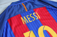 Koszulka piłkarska FC Barcelona Retro Home 2016/17 Nike #10 Messi