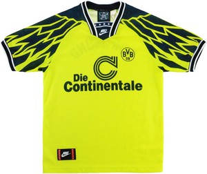 Koszulka piłkarska Borussia Dortmund Retro Home 1994/95 Nike