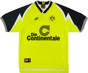 Koszulka piłkarska Borussia Dortmund Retro Home 1995/96 Nike