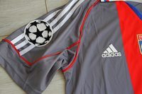 Koszulka piłkarska Olympique Lyon Retro Away 2000/01 Adidas #5 Bąk