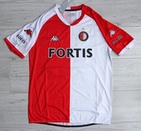 Koszulka piłkarska Feyenoord Retro home 2008/09 Kappa #26 Janota