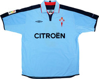 Koszulka piłkarska Celta Vigo Retro Home 2002-04 Umbro