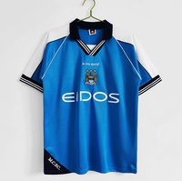 Koszulka piłkarska Manchester City Retro home 1999-01 Le coq Spotrif