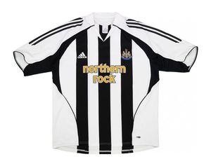 Koszulka piłkarska Newcastle United Retro Home 2005/06 #9 Shearer Adidas