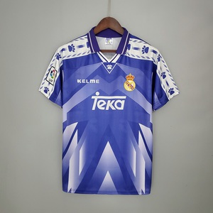 Koszulka piłkarska REAL MADRYT Away Retro 96/97 KELME #3 Carlos