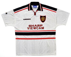 Koszulka piłkarska Manchester United away Retro 98/99 Umbro #7 Beckham