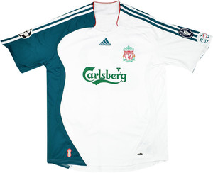 Koszulka piłkarska Liverpool FC away Retro 06/07 Adidas #8 Gerrard