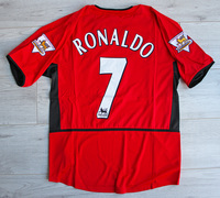 Koszulka piłkarska MANCHESTER UNITED Retro Home 02-04 Nike #7 Ronaldo