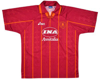 Koszulka piłkarska AS ROMA Retro Home 1996/97 Asics #17 Totti