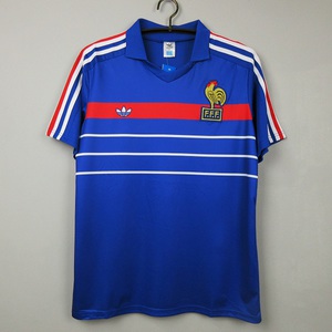 Koszulka piłkarska FRANCJA Home Retro Adidas 1984