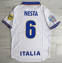 Koszulka piłkarska WŁOCHY Away Retro Nike EURO 96 #6 Nesta