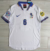 Koszulka piłkarska WŁOCHY Away Retro Nike EURO 96 #6 Nesta