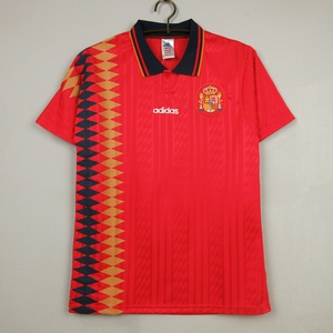 Koszulka piłkarska HISZPANIA Home Retro Adidas World Cup 1994 #21 Enrique