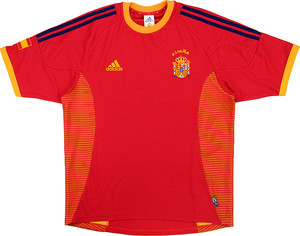 Koszulka piłkarska HISZPANIA Home Retro Adidas World Cup 2002 #7 Raul