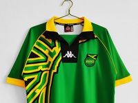Koszulka piłkarska Jamajka Away Retro World Cup 1998 Kappa #19 Sinclair