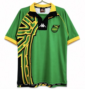 Koszulka piłkarska Jamajka Away Retro World Cup 1998 Kappa #19 Sinclair