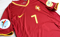 Koszulka piłkarska PORTUGALIA Home Retro Nike EURO 2000 #7 Figo