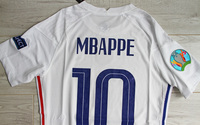Koszulka piłkarska FRANCJA NIKE VaporKnit Away Euro 2020 #10 Mbappe
