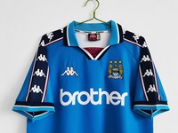 Koszulka piłkarska Manchester City Retro Home 1997-99 Kappa