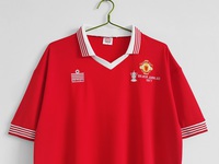 Koszulka piłkarska Manchester United home Retro 977 Admiral