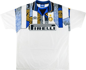 Koszulka piłkarska INTER MEDIOLAN Retro Away 95/96 UMBRO #4 Zanetti