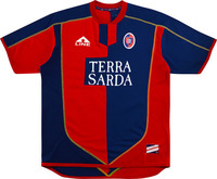 Koszulka piłkarska CAGLIARI CALCIO  Retro home 03/04 Line #10 Zola