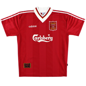 Koszulka piłkarska Liverpool FC Retro home 1995-96 ADIDAS #9 Rush