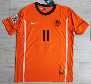 Koszulka piłkarska HOLANDIA Home Retro Nike World Cup 2010 #11 Robben