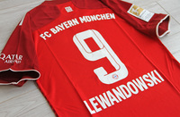 Koszulka piłkarska BAYERN MONACHIUM home 21/22 Authentic ADIDAS, #9 Lewandowski