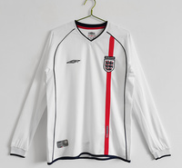 Koszulka piłkarska retro Anglia home long sleeve World Cup 2002 Nike #7 Beckham