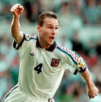 Koszulka piłkarska CZECHY away Retro Puma EURO 1996 #4 Nedved