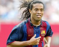 Koszulka piłkarska FC BARCELONA Retro Home 2003/04 Nike #10 Ronaldinho