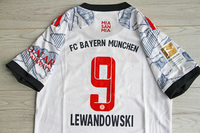 Dziecięcy zestaw piłkarski BAYERN MONACHIUM 3rd 21/22 ADIDAS #9 LEWANDOWSKI