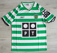 Koszulka piłkarska SPORTING LIZBONA Retro Home 2003/04 Reebok #28 C.Ronaldo