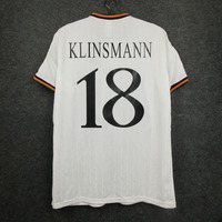 Koszulka piłkarska NIEMCY Retro Home Euro 96 Adidas #18 Klinsmann