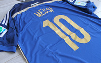 Koszulka piłkarska ARGENTYNA Retro FINAL WORLD CUP 2014 Adidas #10 MESSI