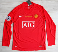 Koszulka piłkarska MANCHESTER UNITED Retro FINAL MOSCOW 2008 Nike Long Sleeve #7 Ronaldo