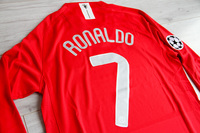 Koszulka piłkarska MANCHESTER UNITED Retro FINAL MOSCOW 2008 Nike Long Sleeve #7 Ronaldo