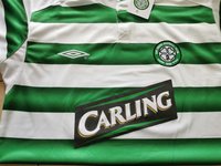 Koszulka piłkarska Celtic Glasgow Retro home 2003-04 Umbro #7 Larsson